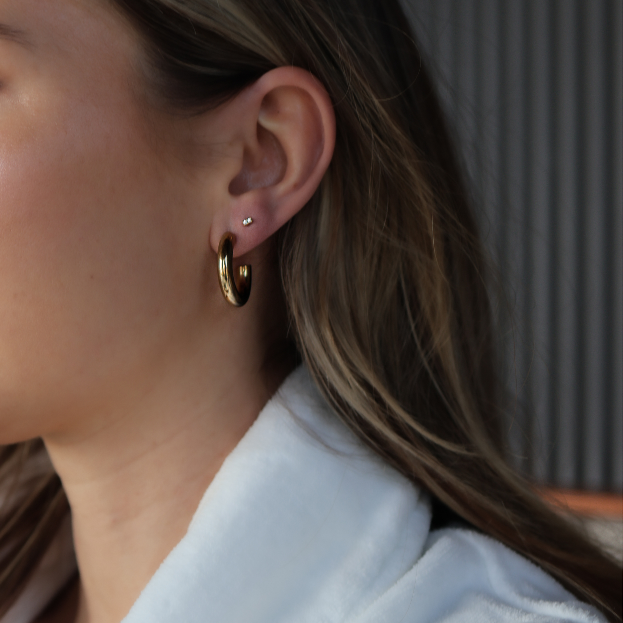 Statement hoop oorbellen