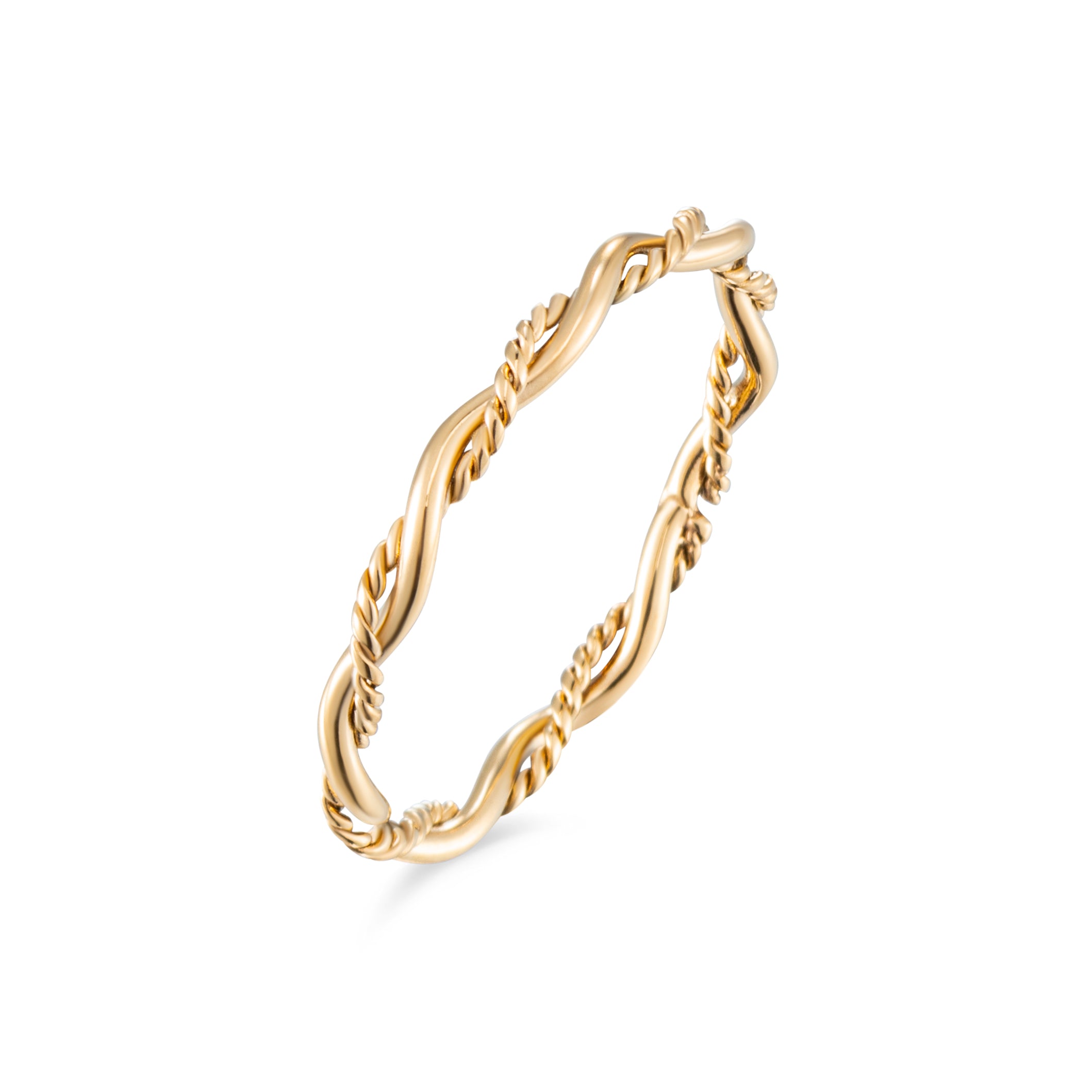 Aurora minimal ring 14k goud verguld waterproof