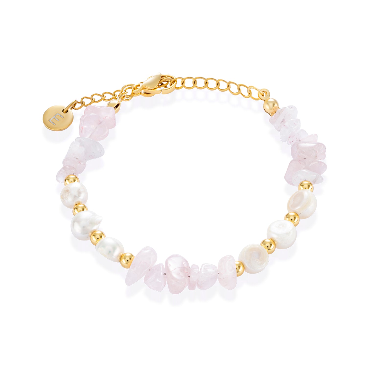 Blush Pearl Armband 18k goud verguld parel armband waterproof