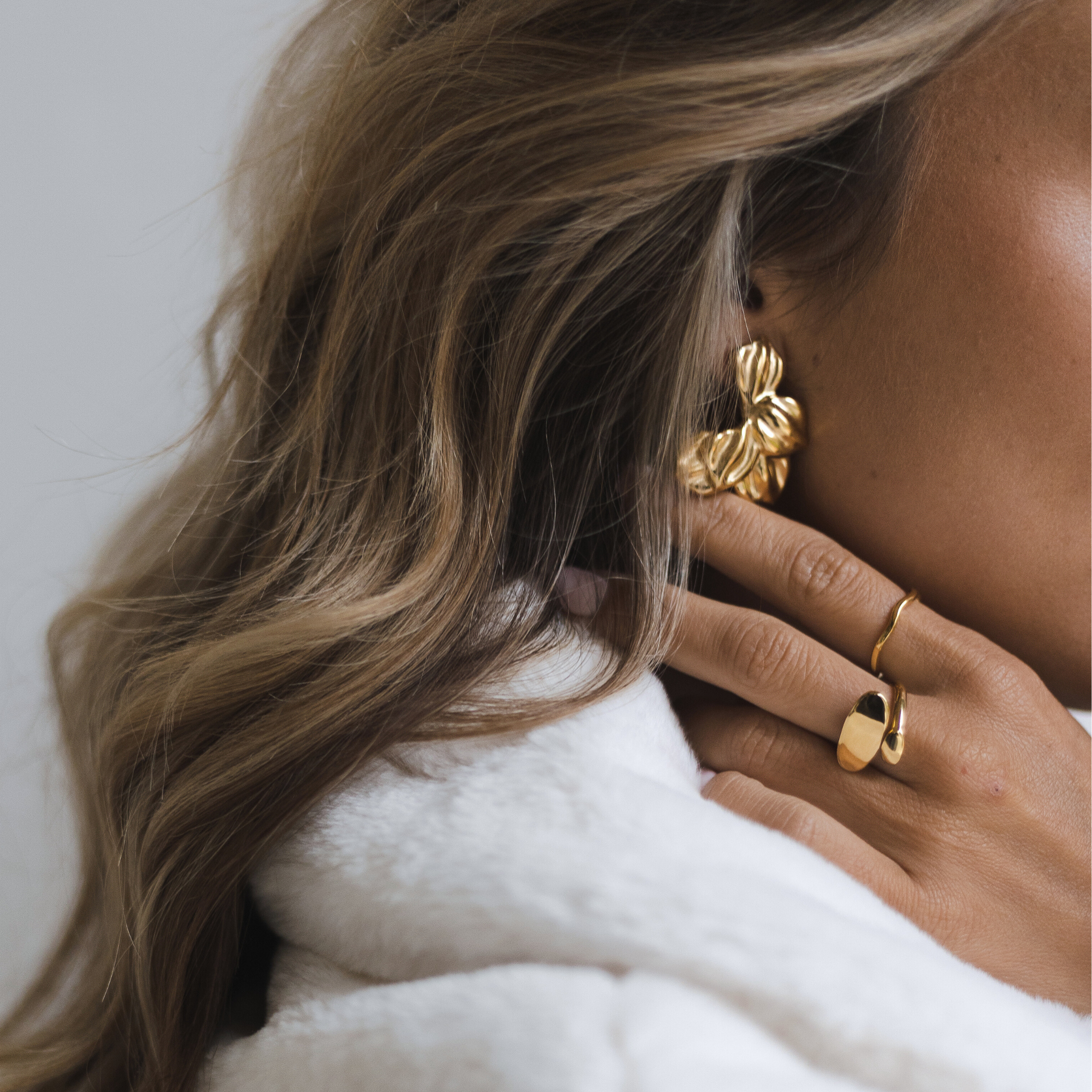 14k goud vergulde oorbellen statement oorbellen waterproof