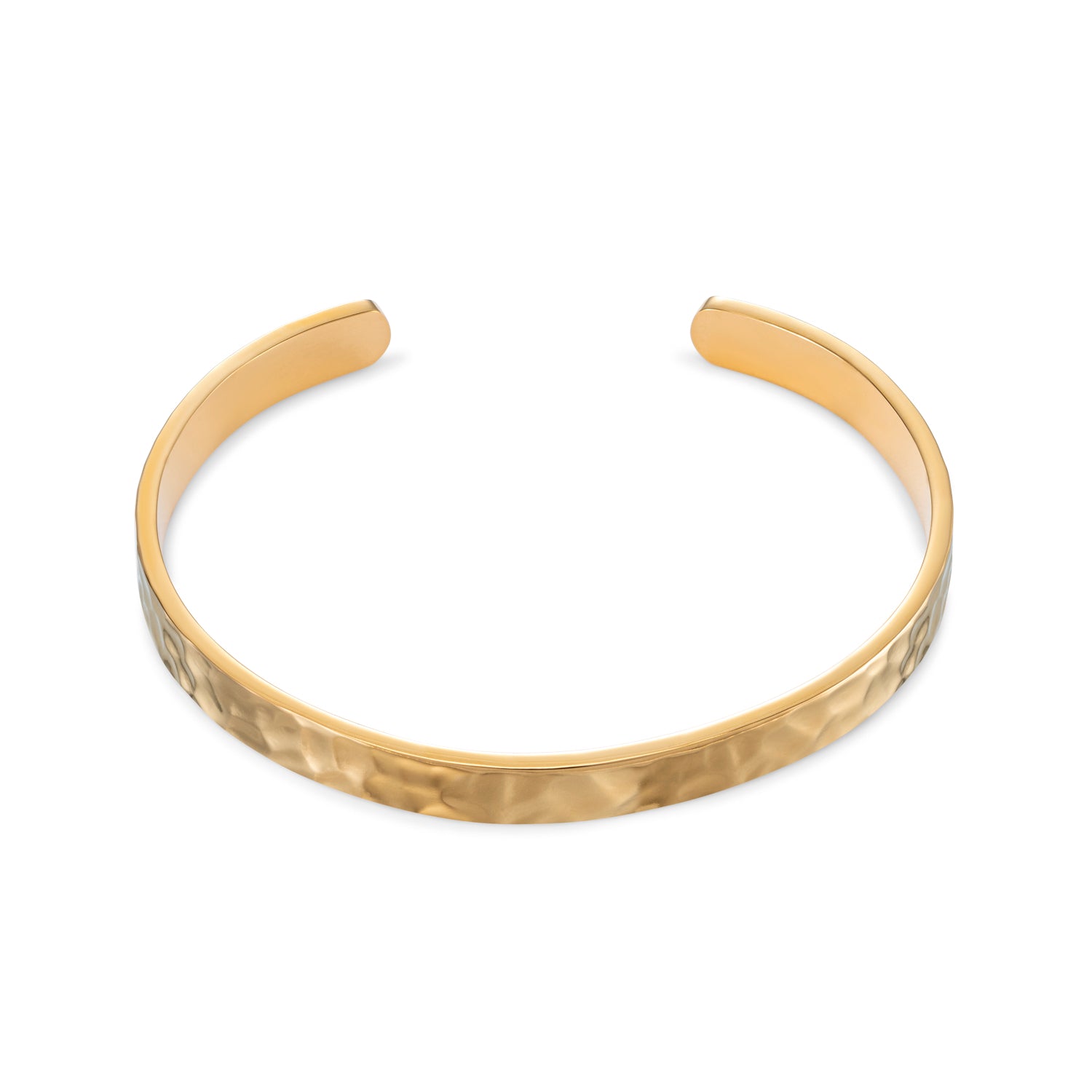 Cuff bangle armband 18k goud verguld waterproof