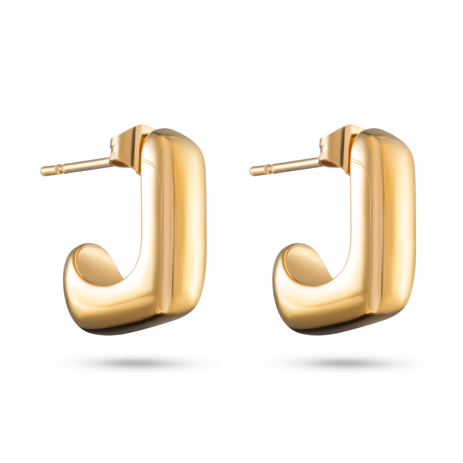 Elegant square earrings