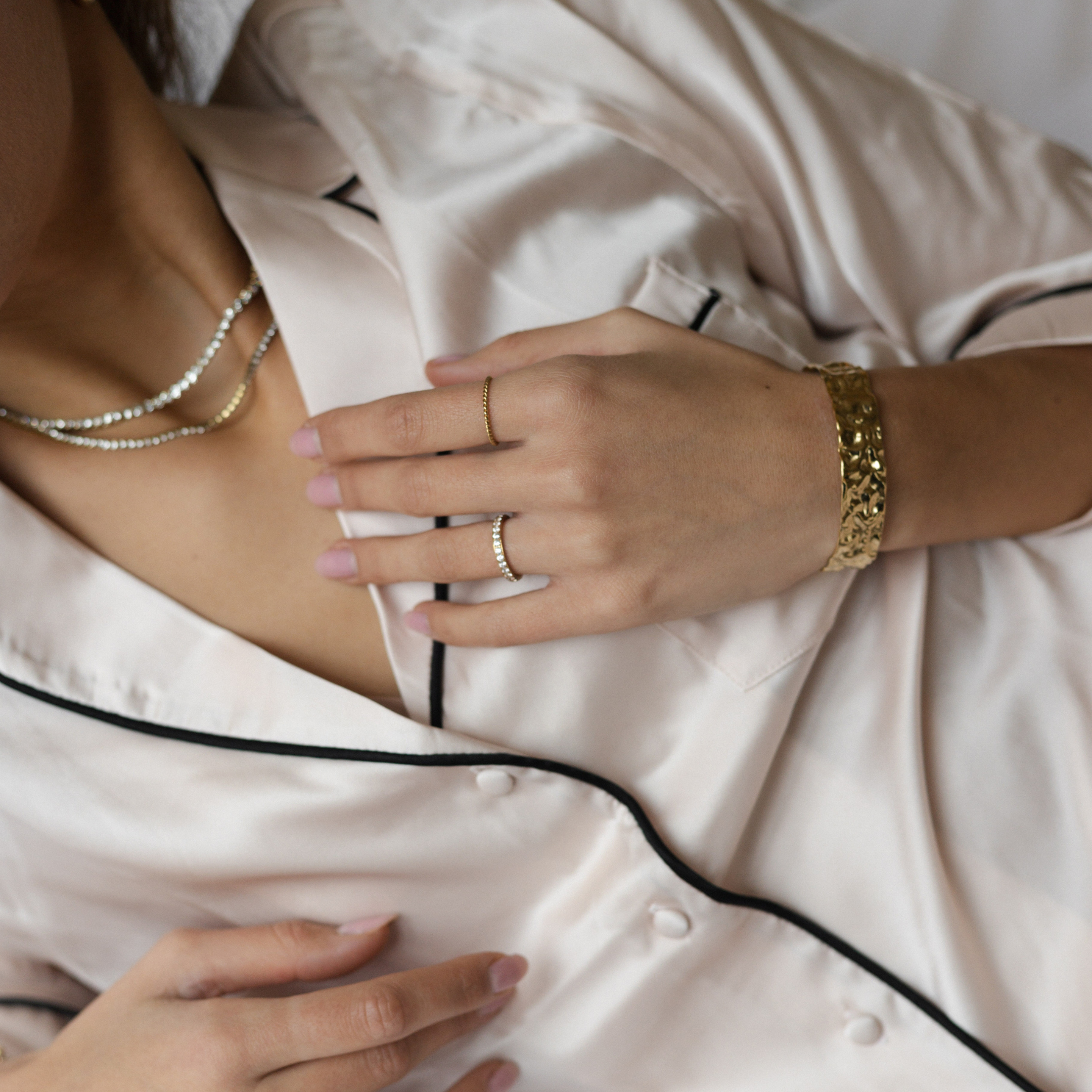 Eternal Spark Ring 14k goud verguld waterproof ring