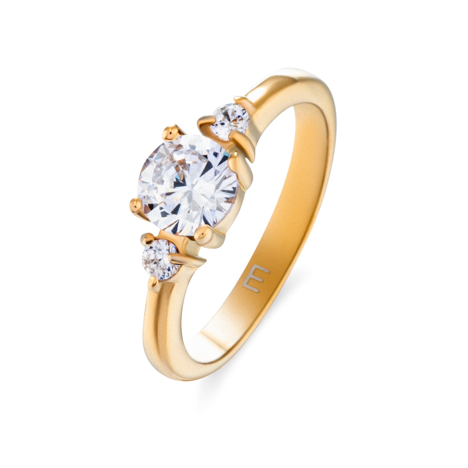 Lumi Glow ring 18K goud verguld zirkonia stenen waterproof ring