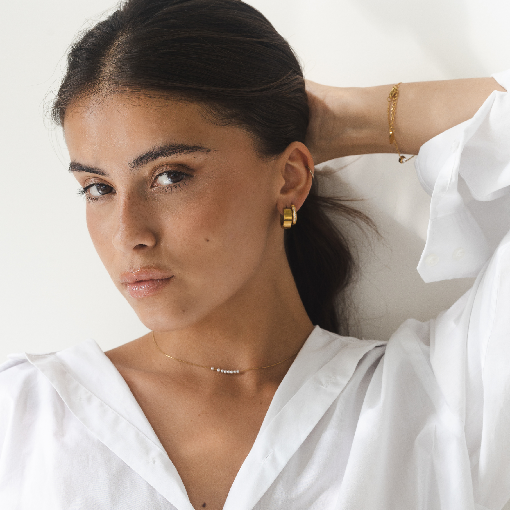 Oorbellen goud 18k verguld waterproof oorringen hoops