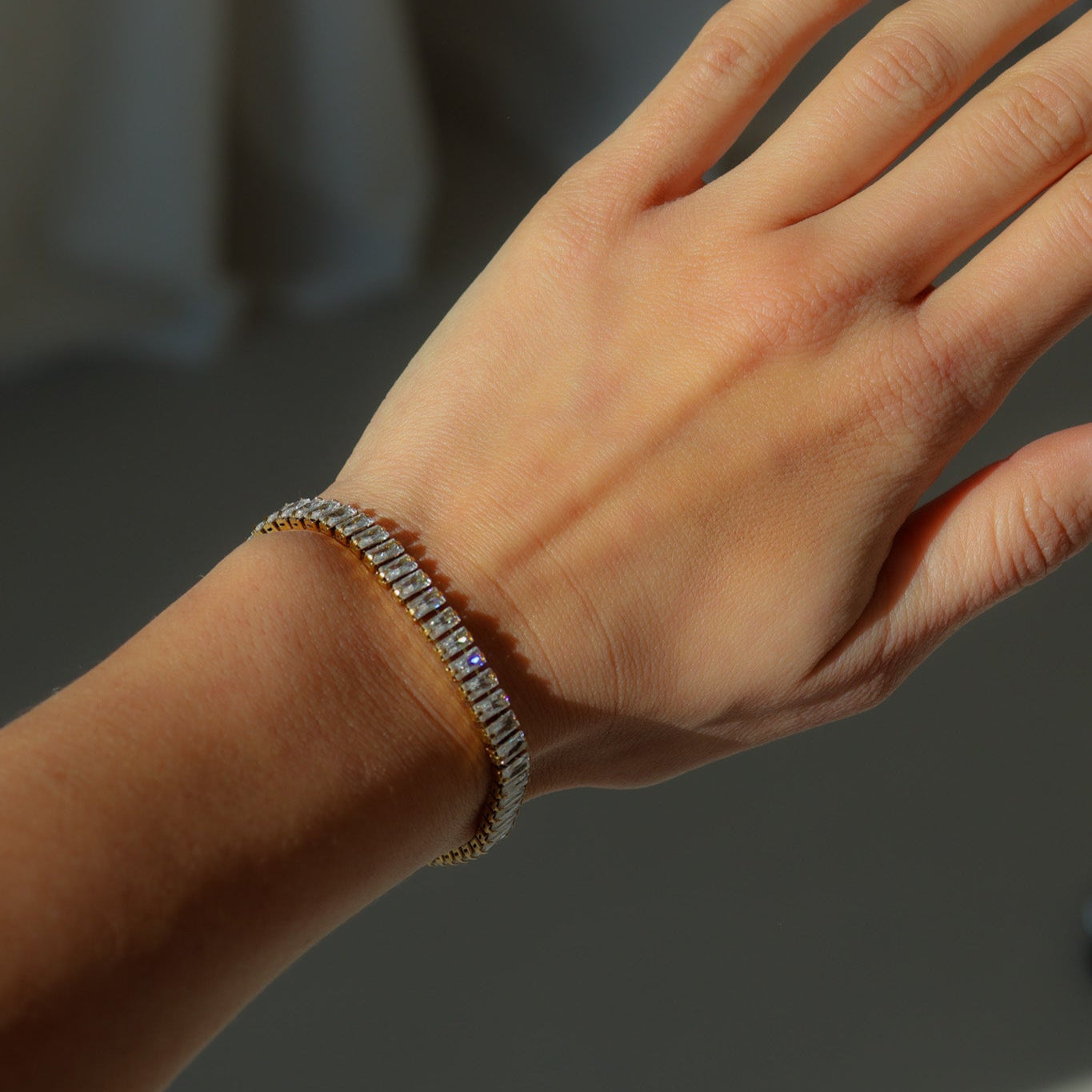 Radiant Reflections Armband 14k goud verguld waterproof
