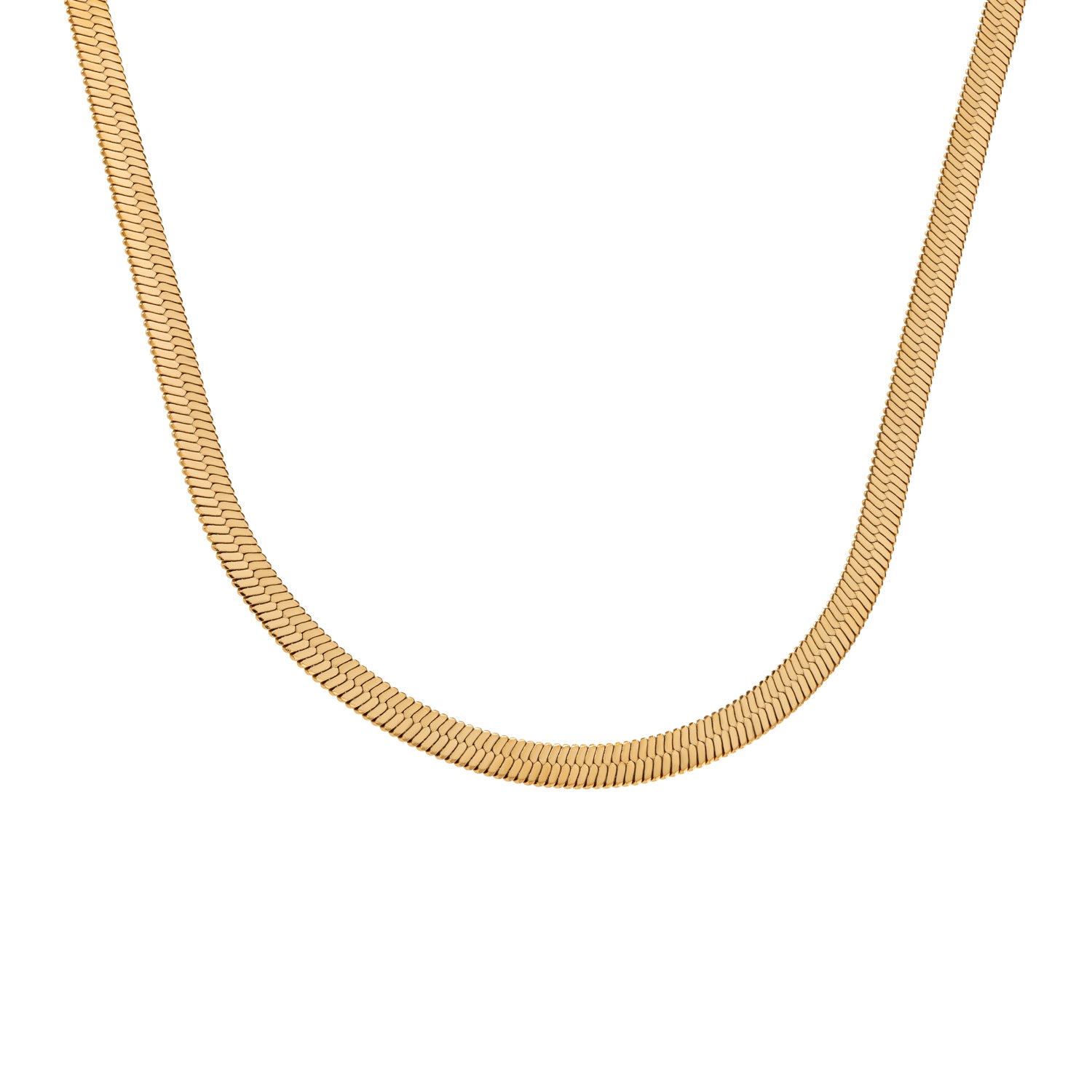 Snake ketting Edorement 18k goud verguld waterproof