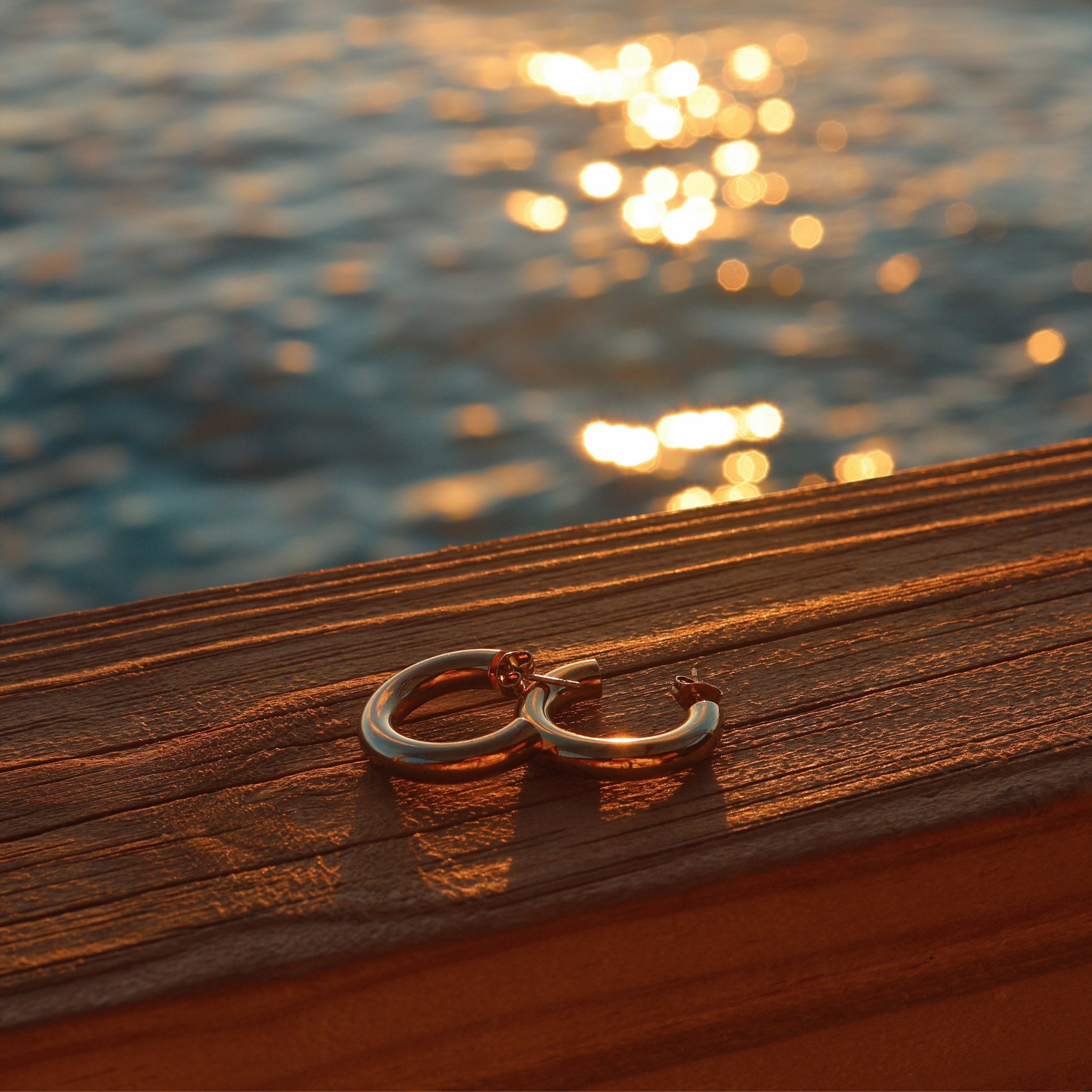 Statement hoop oorbellen