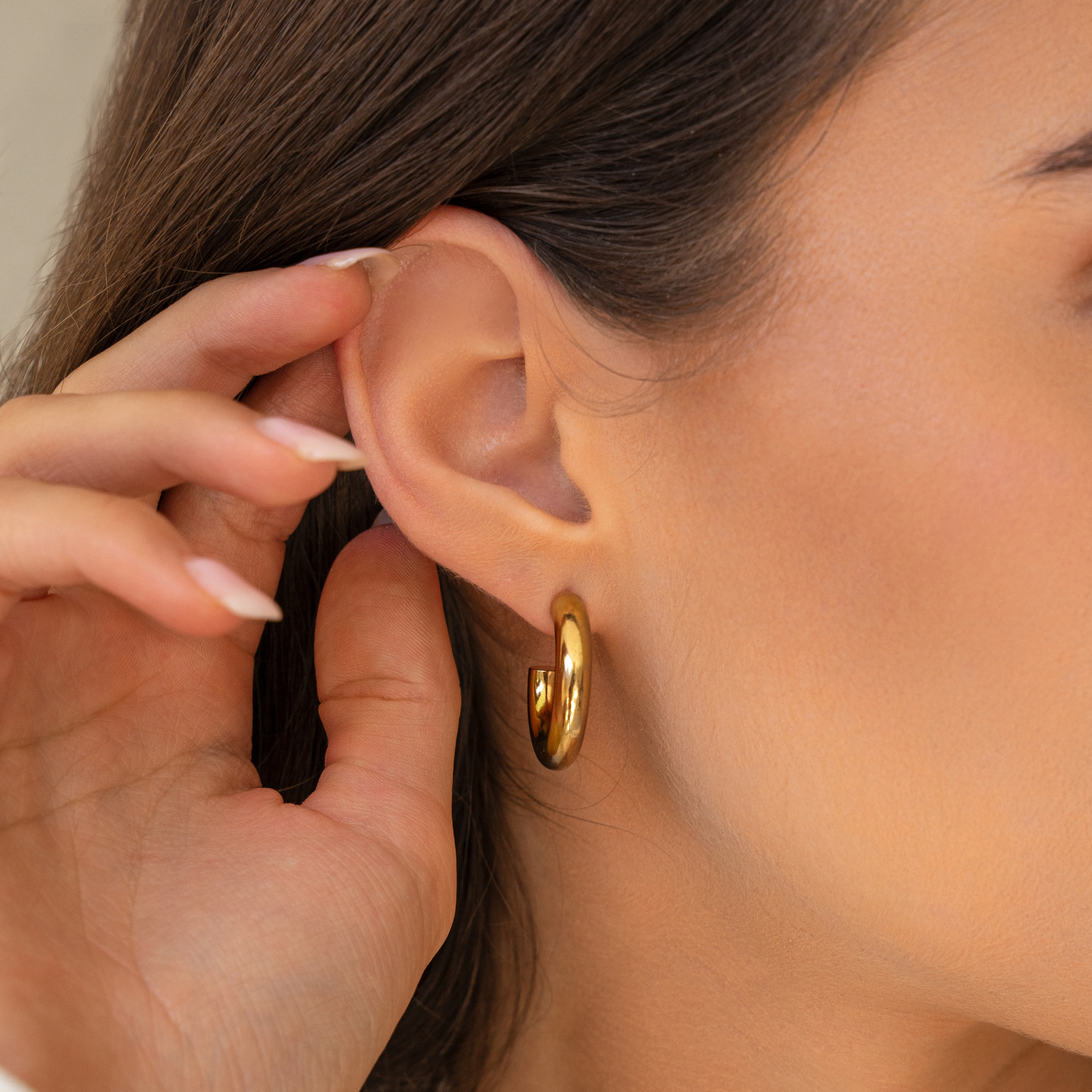 Statement hoop oorbellen