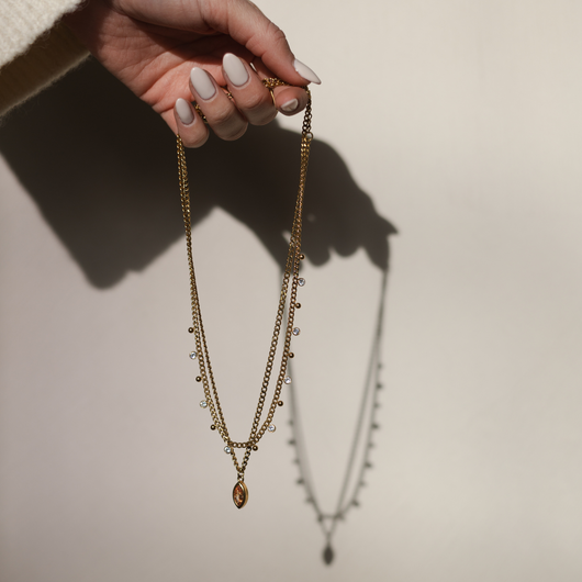 Zirconia cubic necklace 