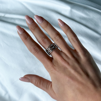 Twinkling Layers Ring