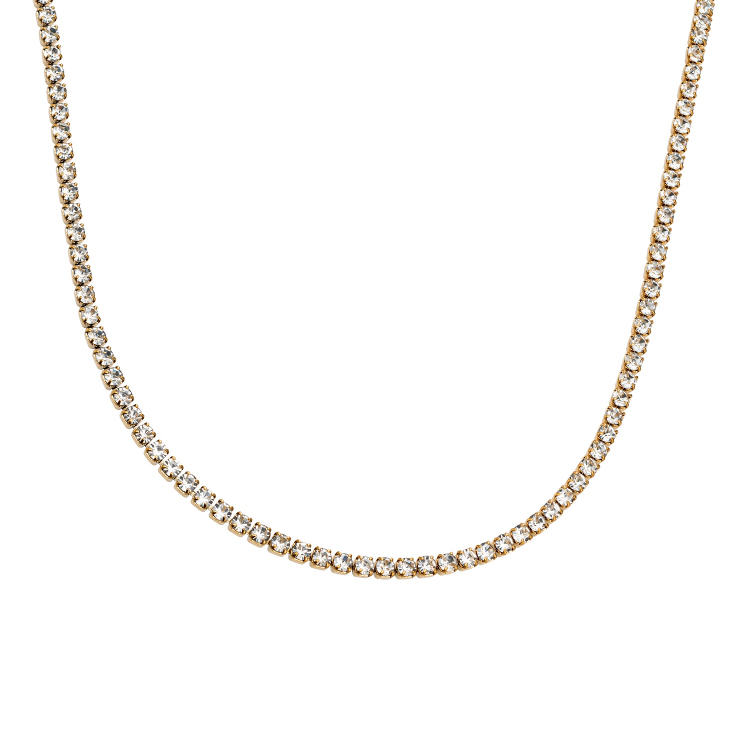 Diamond Glow Ketting 14k goud verguld waterproof