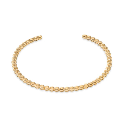 Golden Beads bangle armband 14k goud verguld waterproof