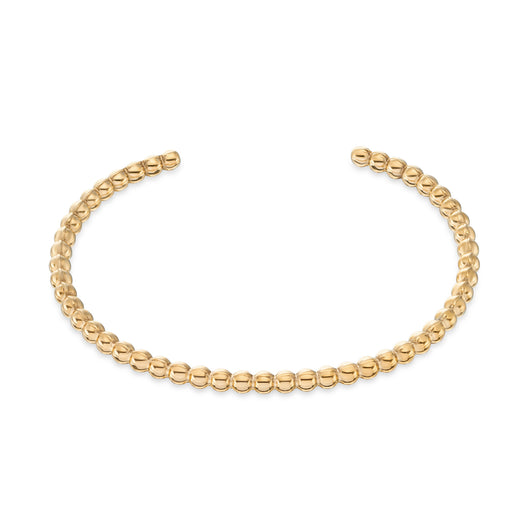Golden Beads bangle armband 14k goud verguld waterproof