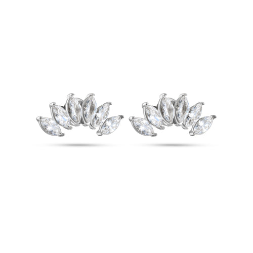 Luminous Leaf Earrings