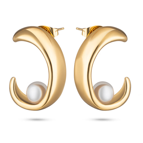 Pearl Eclipse Earrings