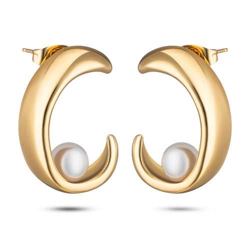 Pearl Eclipse Earrings