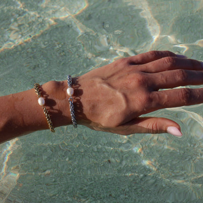Süßwasser-Perlenarmband