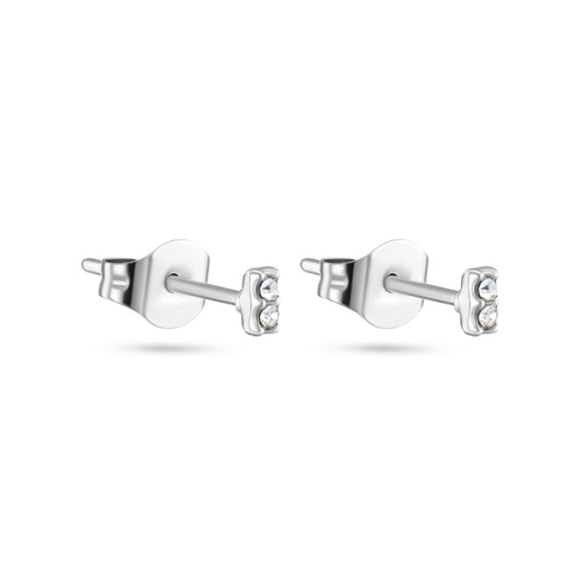 Petite Sparkle Studs Oorbellen zilverkleur waterproof zirkonia steentjes