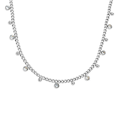 Radiant Drops ketting zilverkleur verguld waterproof ketting