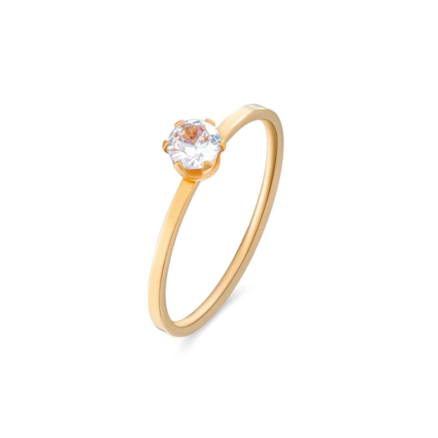 Refined Spark Ring 14k goud verguld waterproof