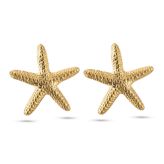 Seastar Oorbellen 18k goud verguld waterproof - zeester oorbellen