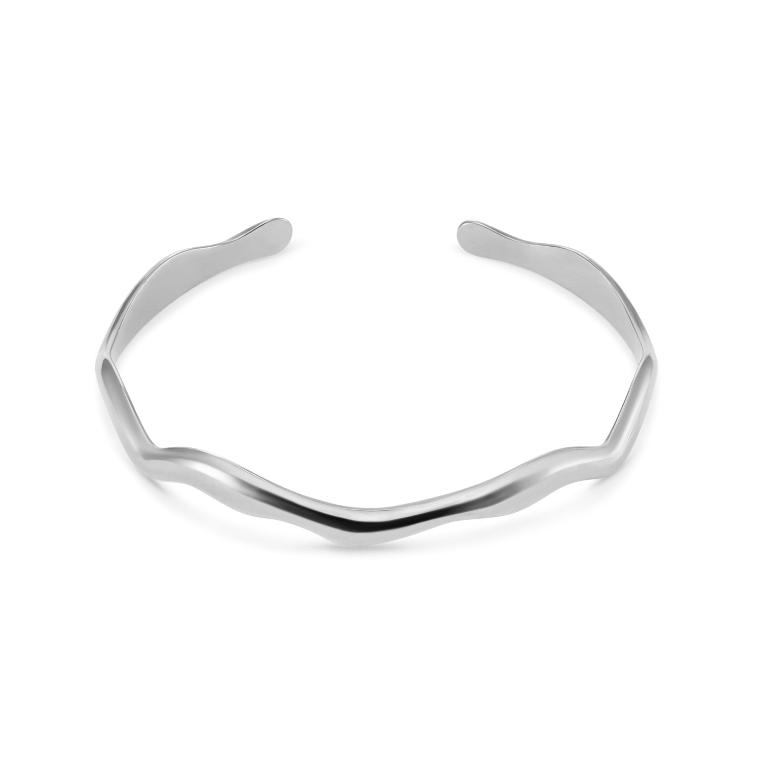 Wave bangle armband