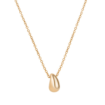 Waterdrop ketting Edorement 18K goud verguld waterproof
