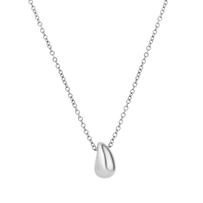 Waterdrop ketting zilver waterproof