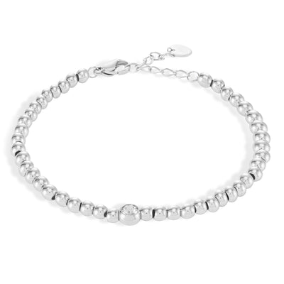 Zirkonia Bead Bracelet