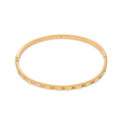 Zirkonia bangle armband 18k goud verguld waterproof