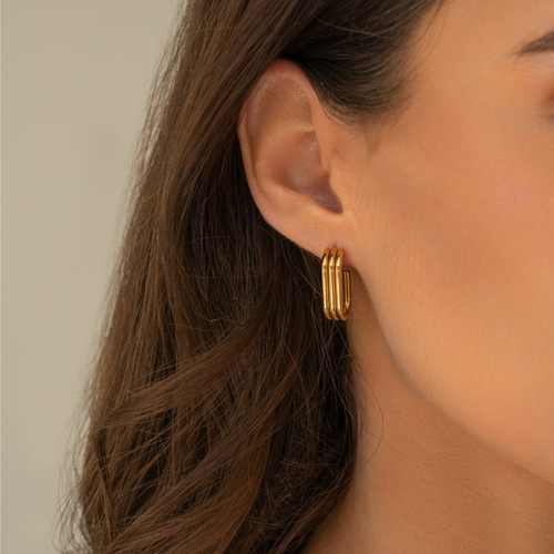 Geometric Lines Earrings